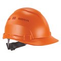 Skullerz By Ergodyne Orange Lightweight Cap-Style Hard Hat Vented Class C 8966